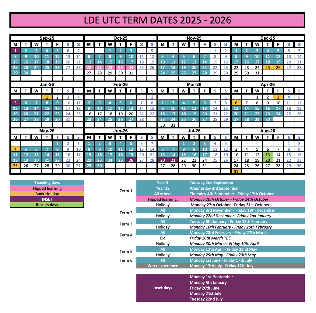 Term dates 2025-26