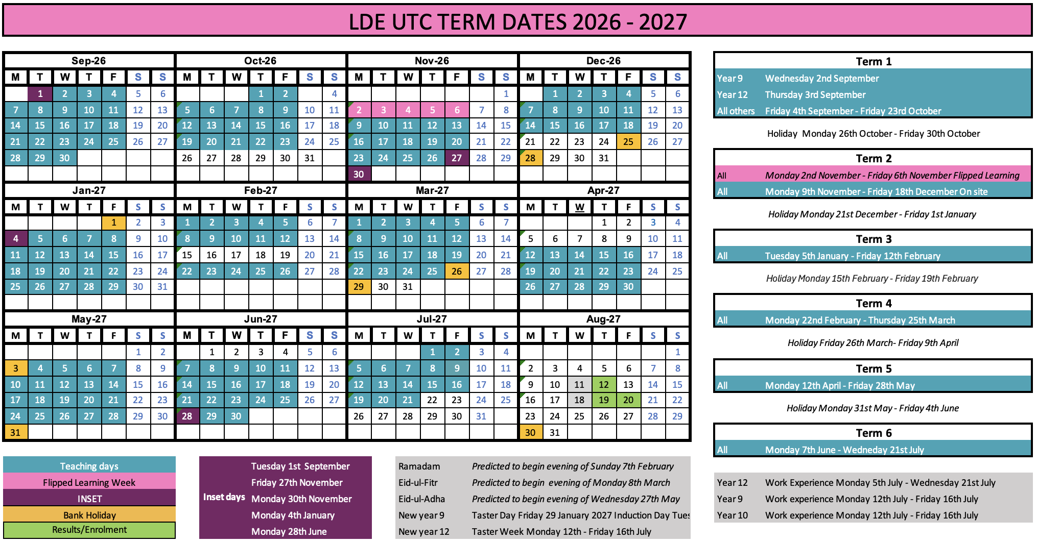 TERM DATES 2026-27